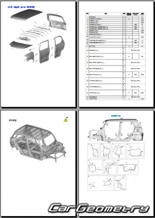   Suzuki Xbee (MN71S) 2017-2022 (RH Japanese market) Body Repair Manual