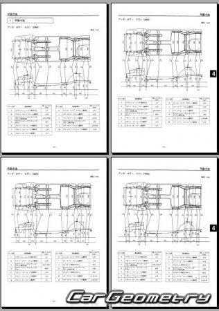 Mazda Familia (BJ) 19982003 (RH Japanese market) Body Repair Manual