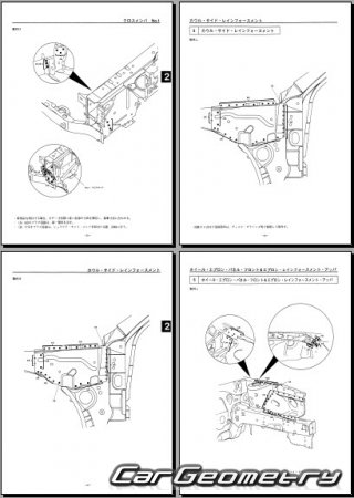 Mazda Familia (BJ) 19982003 (RH Japanese market) Body Repair Manual