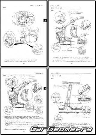 Mazda Familia (BJ) 19982003 (RH Japanese market) Body Repair Manual