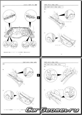 Mazda Familia (BJ) 19982003 (RH Japanese market) Body Repair Manual