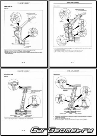 Mazda 121 (DW) 19962002 Body shop manual