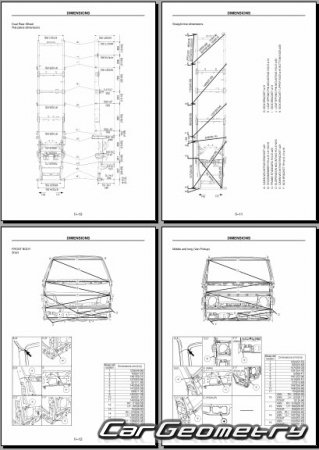 Mazda E-Series 19972001 Body dimensions