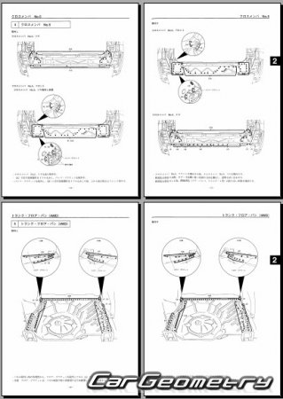 Mazda Capella (GF, GW) 19972002 (RH Japanese market) Body Repair Manual
