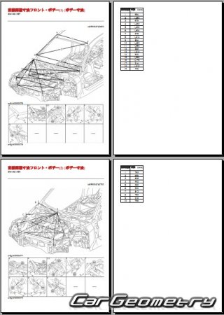 Mazda RX-8 (SE) 20032011 (RH Japanese market) Body dimensions