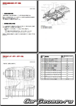 Mazda Roadster (NC) 20062014 (RH Japanese market) Body dimensions