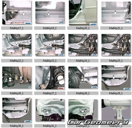 Mazda Atenza (GG, GY) 2002-2008 (RH Japanese market) Body dimensions