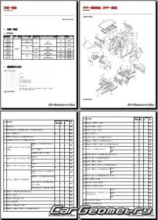 Mazda CX-5 (KE) 2012-2017 (RH Japanese market) Body dimensions