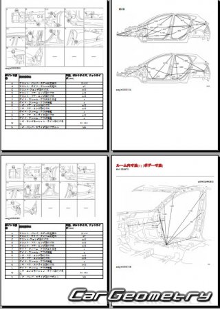 Mazda Axela (BL) 2009-2013 (RH Japanese market) Body dimensions