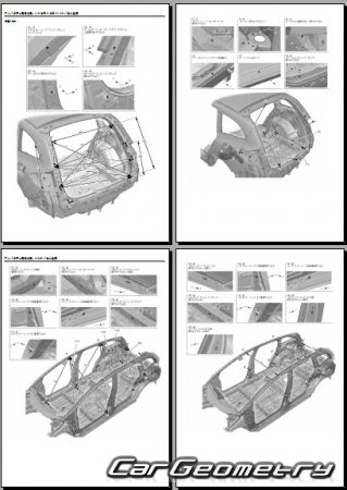 Honda Jade (FR5) 2015-2020 (RH Japanese market) Body Repair Manual