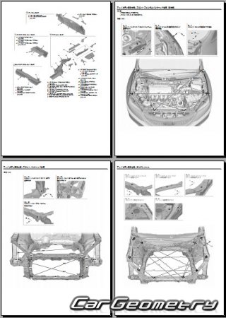 Honda Jade Hybrid (FR4) 2015-2020 (RH Japanese market) Body Repair Manual