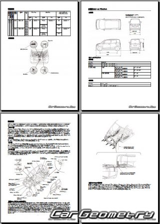 Honda Zest (JE1 JE2) 20062012 (RH Japanese market) Body Repair Manual