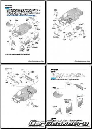 Honda Grace (GM6 GM9) 20152019 (RH Japanese market) Body Repair Manual