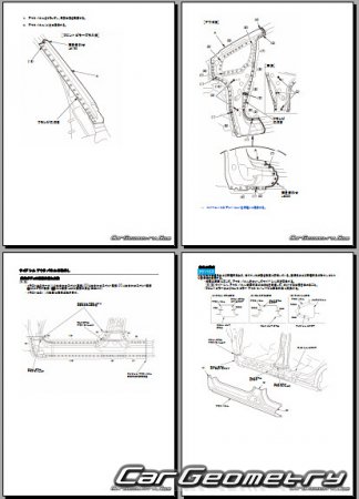 Honda Fit Shuttle (GG7 GG8) 20112016 (RH Japanese market) Body Repair Manual