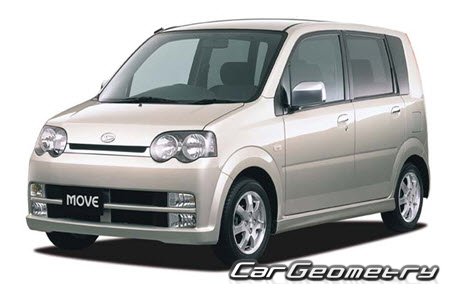   Daihatsu Move Custom 2002-2006,     