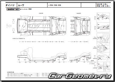   Daihatsu Move (L150 L160) 2002-2006 (RH Japanese market) Body Repair Manual