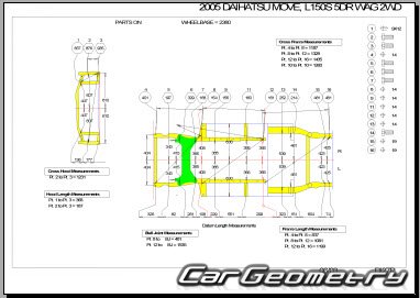   Daihatsu Move (L150 L160) 2002-2006 (RH Japanese market) Body Repair Manual