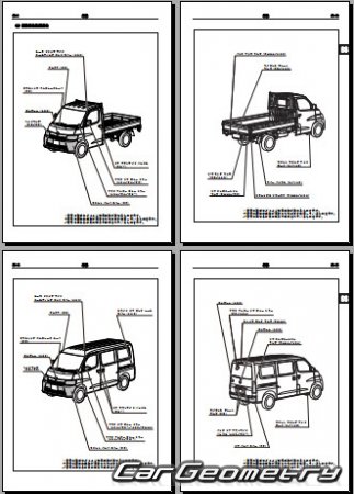 Mazda Bongo (S403 S413)  2020 (RH Japanese market) Body Repair Manual