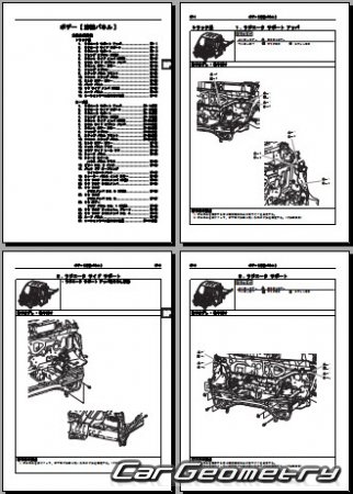 Daihatsu GranMax 2008-2017 (RH Japanese market) Body Repair Manual