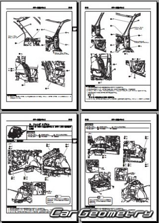 Daihatsu GranMax 2008-2017 (RH Japanese market) Body Repair Manual