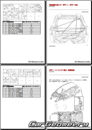 Mazda CX-7 (ER) 20072013 (RH Japanese market) Body dimension