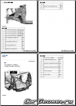 Suzuki Hustler 2020-  Mazda Flair Crossover 2020- (RH Japanese market) Body Repair Manual
