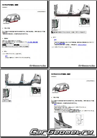 Suzuki Alto  2021  Mazda Carol  2021 (RH Japanese market) Body Repair Manual