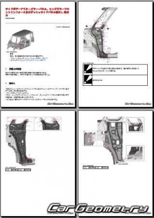 Mazda Flair Wagon (MM32S MM42S) 20132018 (RH Japanese market) Body Repair Manual