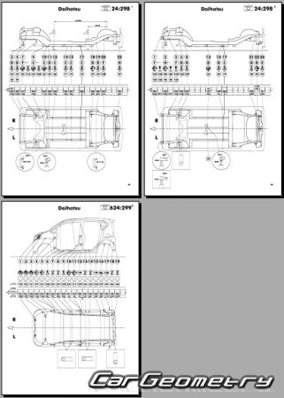 Daihatsu Move (LA150 LA160) 2014-2018  Subaru Stella 2014-2018  (RH Japanese market) Body Repair Manual