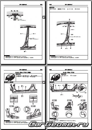 Daihatsu Move (LA100 LA110) 2010-2014  Subaru Stella 2011-2014 (RH Japanese market) Body Repair Manual