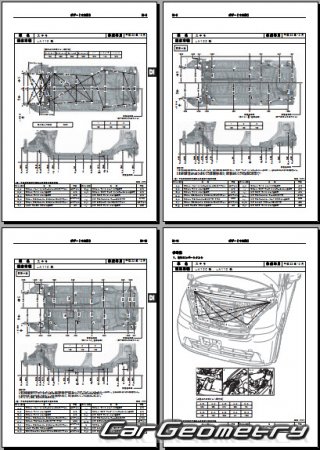 Daihatsu Move (LA100 LA110) 2010-2014  Subaru Stella 2011-2014 (RH Japanese market) Body Repair Manual