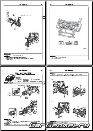 Daihatsu Move (LA100 LA110) 2010-2014  Subaru Stella 2011-2014 (RH Japanese market) Body Repair Manual