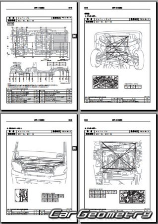 Subaru Sambar Van  2012  Subaru Sambar Truck 2012-2014 (RH Japanese market) Body Repair Manual