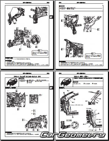 Subaru Pleo+ 20122017  Daihatsu Mira e:S 20112016 (RH Japanese market) Body Repair Manual