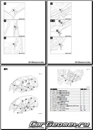 Mitsubishi eK-Wagon 20132018  Nissan Dayz 20132018 (RH Japanese market) Body Repair Manual