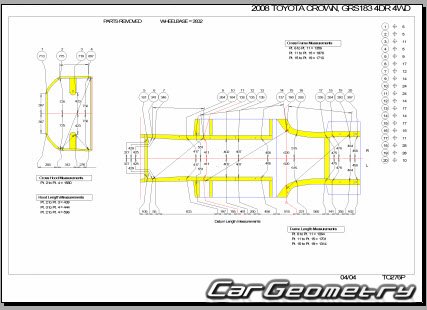   Toyota Crown (GRS18#) 2004-2010 Body Repair Manual