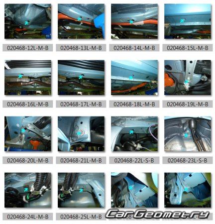   Toyota Aqua 2012-2021 (RH Japanese market) Body dimensions