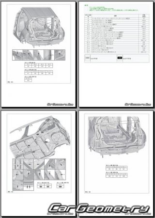   Toyota Aqua 2021-2031 (RH Japanese market) Body dimensions