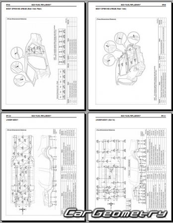   Toyota Crown (JZS17#) 1999-2004 (RH Japanese market) Body Repair Manual