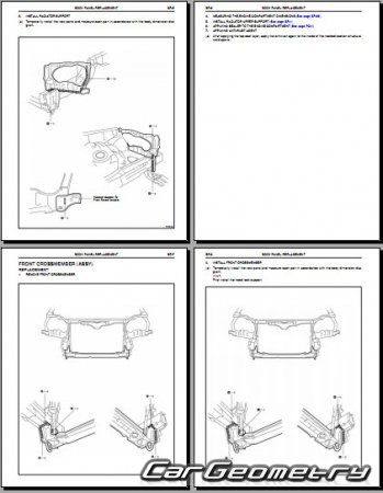   Toyota Crown (JZS17#) 1999-2004 (RH Japanese market) Body Repair Manual