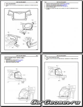   Toyota Crown (JZS17#) 1999-2004 (RH Japanese market) Body Repair Manual