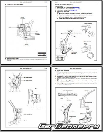   Toyota Crown (JZS17#) 1999-2004 (RH Japanese market) Body Repair Manual