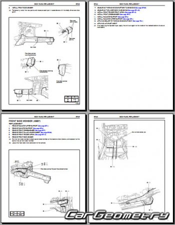   Toyota Crown (JZS17#) 1999-2004 (RH Japanese market) Body Repair Manual