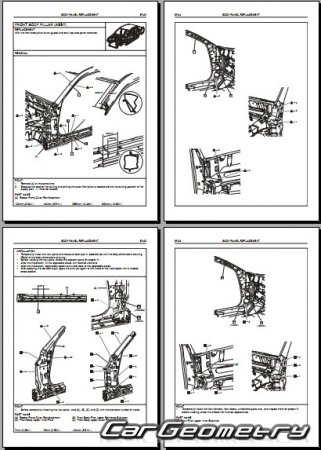   Toyota Crown (GRS18#) 2004-2010 Body Repair Manual