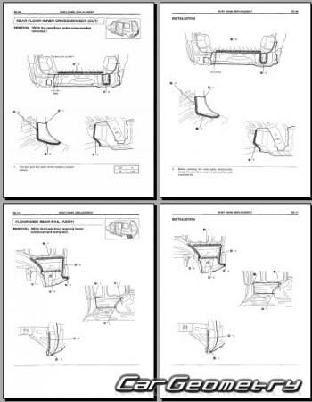 Toyota LiteAce Noah  Toyota TownAce Noah 19962001 (RH Japanese market) Body Repair Manual