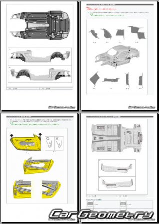   Toyota Supra (DB0#) 2019-2026 (RH Japanese market) Body dimensions
