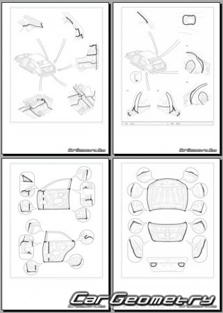   Toyota Mark X (GRX13#) 2016-2019 (RH Japanese market) Body dimensions