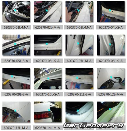   Toyota Mirai (JPD10) 2014-2020 (RH Japanese market) Body dimensions
