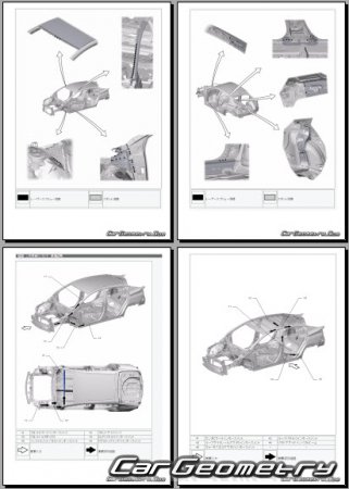   Toyota Prius PHV (ZVW52) 2017-2020 (RH Japanese market) Body dimensions
