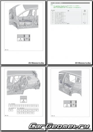 Toyota Corolla Cross (ZSG10 ZVG11 ZVG15 ) 2021-2027 (RH Japanese market) Body dimensions